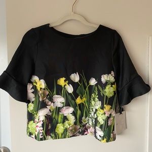 Victoria Beckham for Target crop flutter top
